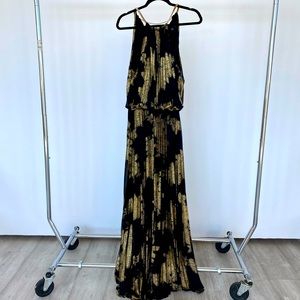MSK FORMAL GOWN GOLD /BLACK SZ 16